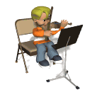 tocando el violin