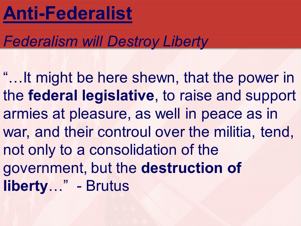 Anti-Federalism