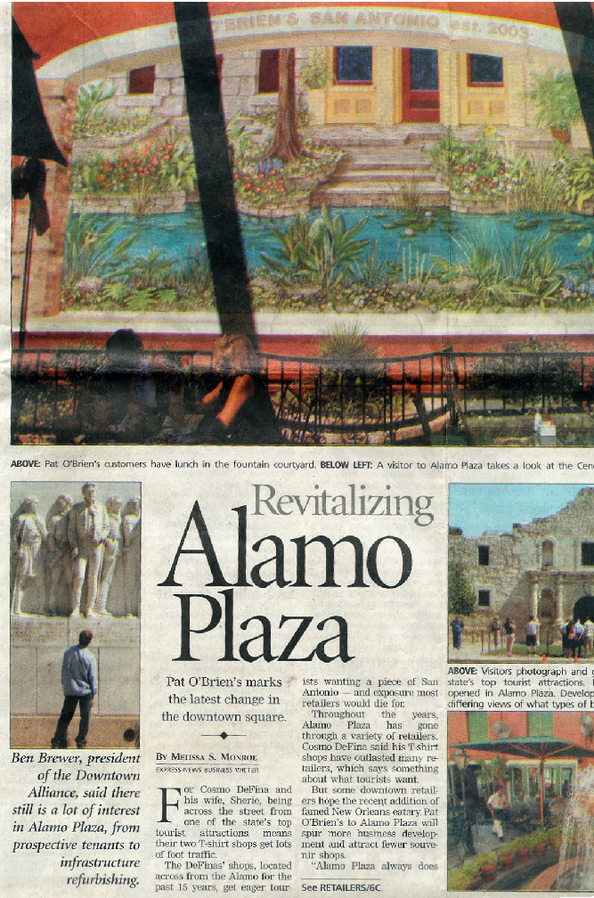San Antonio News-Revitalizing Alamo Plaza