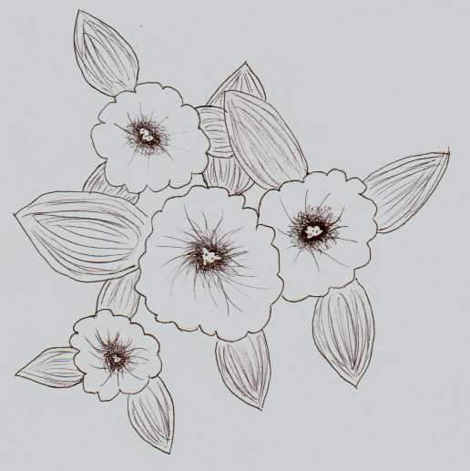 Poises ~ basically generic flowers