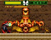 Spawn lan�a um Fire Blast contra a Esfinge Demon�aca