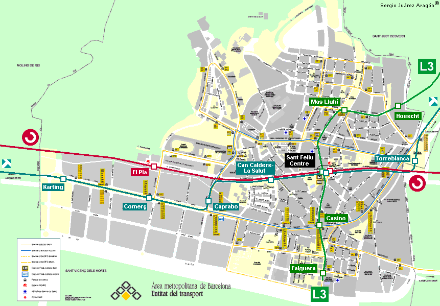 Plano De San Vicente Dels Horts