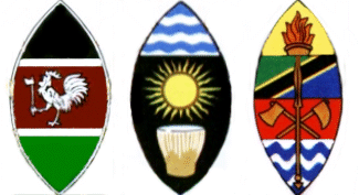 die Nguni-tipe skilde van Kenia, Oeganda en Tanzania