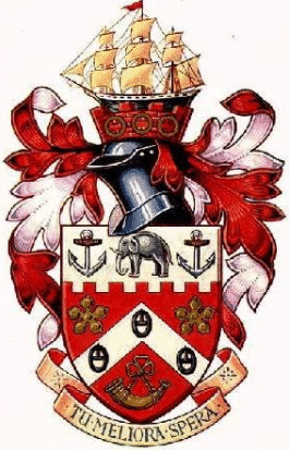 wapen van Port Elizabeth - die eerste bydrae tot International Civic Arms