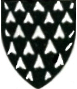 arms of De Rousselet - a plain shield of ermines