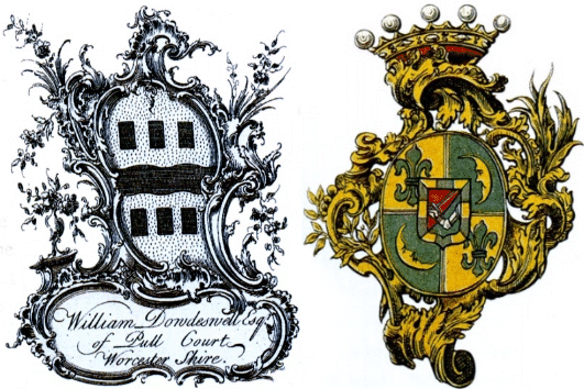 �n swierige heraldiese vertoon uit die rokoko-tyd