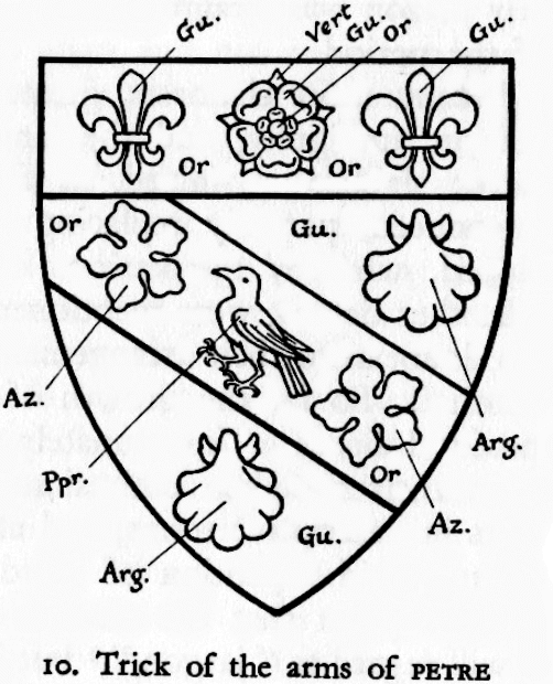 a trick of the arms of Petre