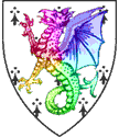 a rainbow wyvern