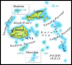Fiji Map