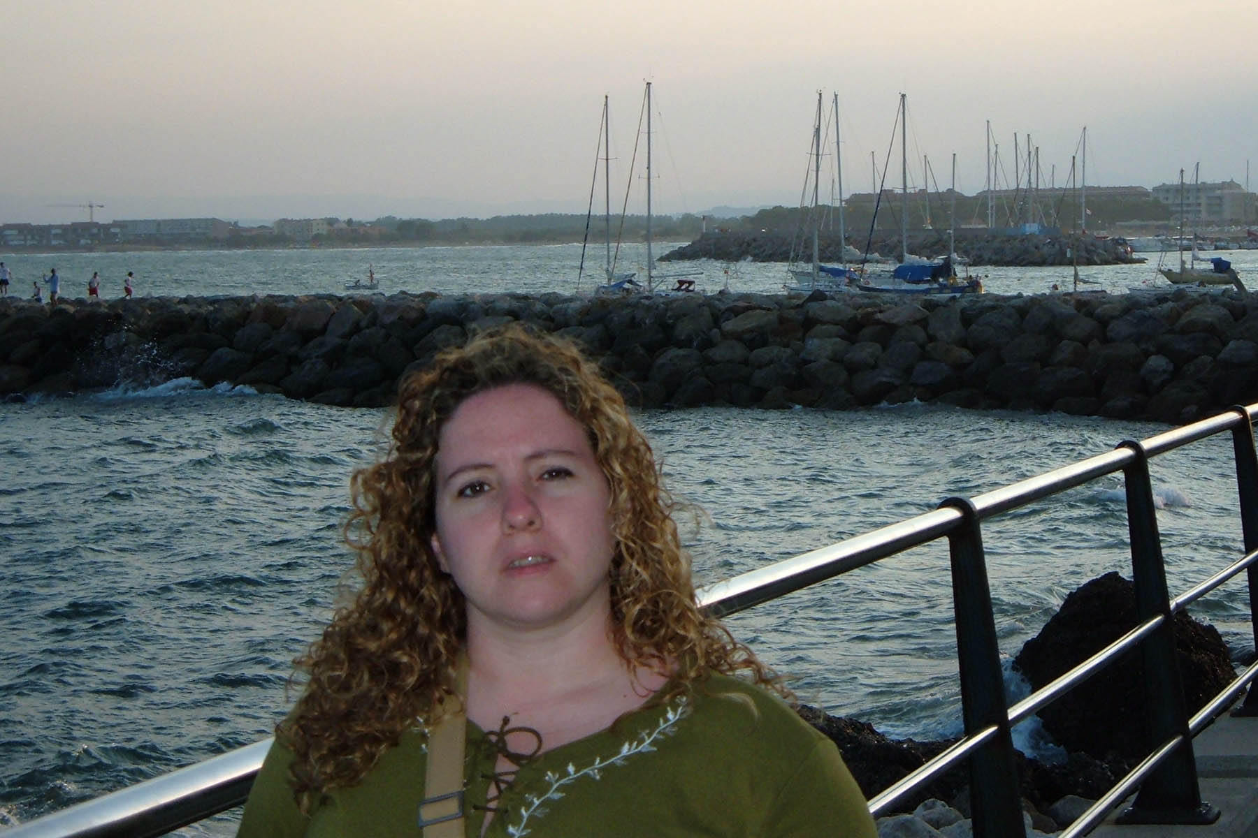 Yo frente al puerto de L`Estartit