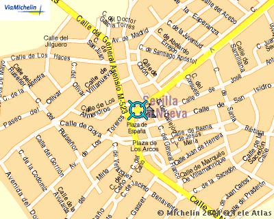 Mapa del Centro de Sevilla