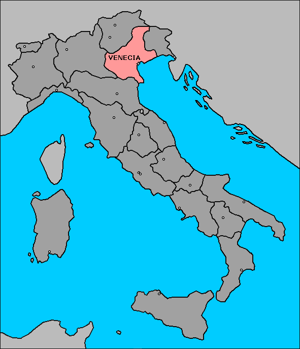 Situaci&oacute;n de Venecia