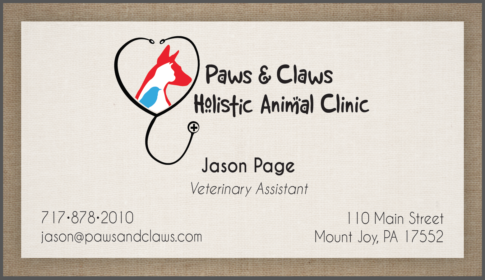 business card