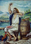 pittura olio su tela autore g.l