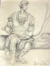 disegno realizzato da m.l. opera carboncino e carta