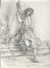 disegno realizzato da m.l. opera carboncino e carta