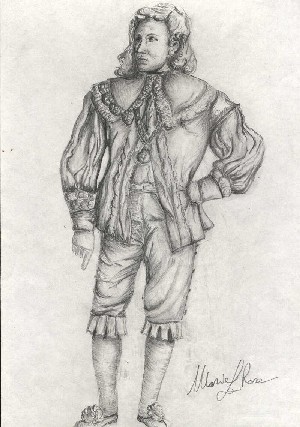 opera realizzata da M.L.  carta e carboncino