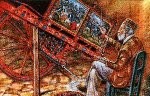 mestieri antichi disegnatore di carretti