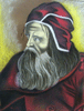 Arquimedes - Pastel sobre papel.