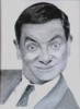 Mr. Bean - L&aacute;pis de grafite sobre papel
