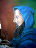 Euclides - Pastel sobre papel