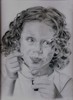 Menina - L&aacute;pis de grafite sobre papel