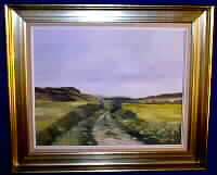 DIRT ROAD ALONG CORN FIELDS