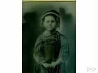 Vintage Charcoal drawing of Young Boy