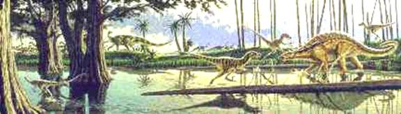 middle Cretaceous scene - click here for more details