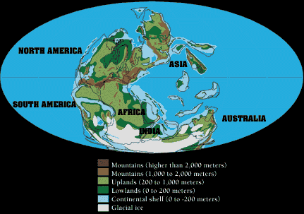 how the Earth looked over 280 million years ago