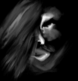 creepy face