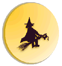 witch moon silhouette