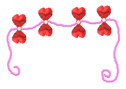 heart bows