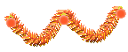 tinsel orange small
