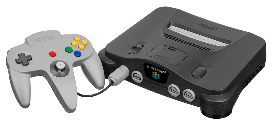 Nintendo 64 with controller