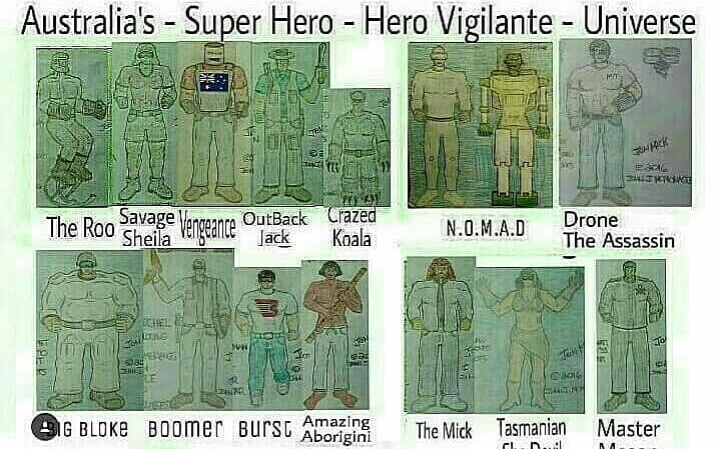 Australian Super Hero - Universe