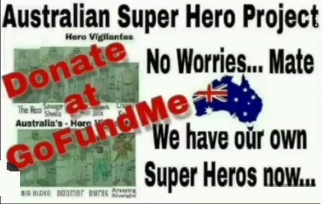 GoFundMe Campaign - Australian Super Hero Project - ASHP - ASHP-Comics.com