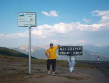 Al d&iacute;a siguiente visita al Col d'Aspin, cerca del Tourmalet