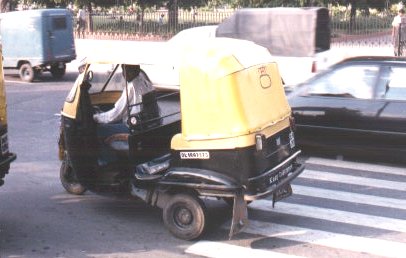 [The auto-rickshaw]