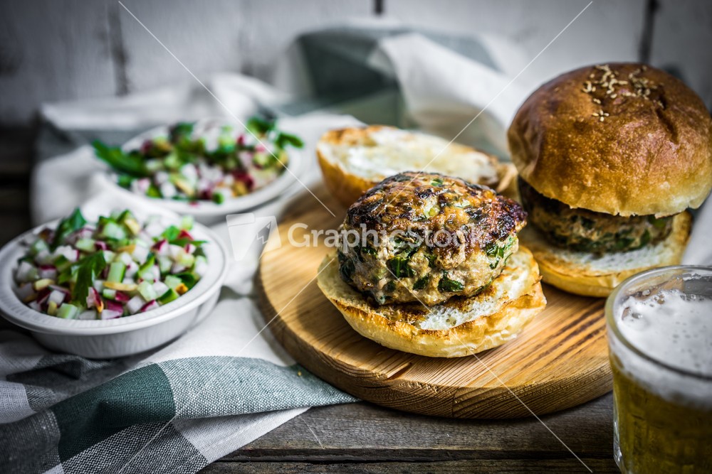 Photo of vegie burgers
