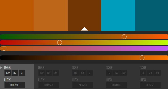 Complementary Colour Codes