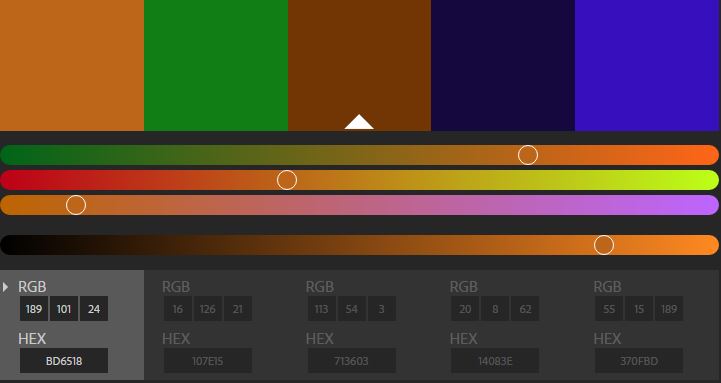 Triadic Colour Codes