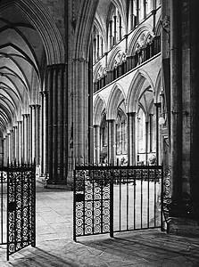 South aisle and nave, St Mary Cathedral, Salisbury, England