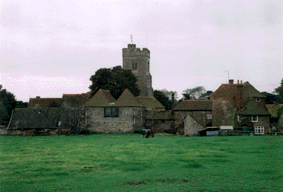 View of the Medieval Village of Charing