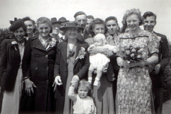 Kathleen and Albert's wedding 18th May 1946