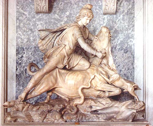 Mithras slaying the bull