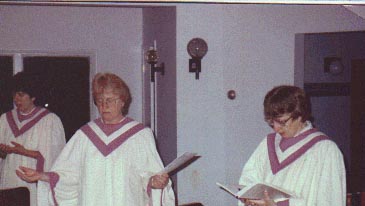 Srs. Carolyn, Judy & Eileen in the Chapel