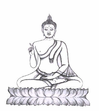 bouddha faisant pleuvoir