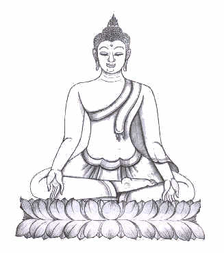 bouddha consid&eacute;rant sa vieillesse