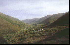 Foto del Valle del ro Ibias. 